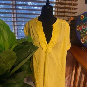 New Lane Bryant Chic Yellow Top